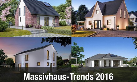 Massivhaus-Trends 2016: Moderne Optik, Funktionalität und Bezahlbarkeit