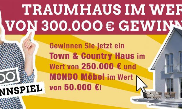 Jetzt Haus im Wert von 300.000 Euro gewinnen!